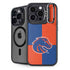Boise State University Broncos Checkered iPhone 15 Pro Kickstand Case